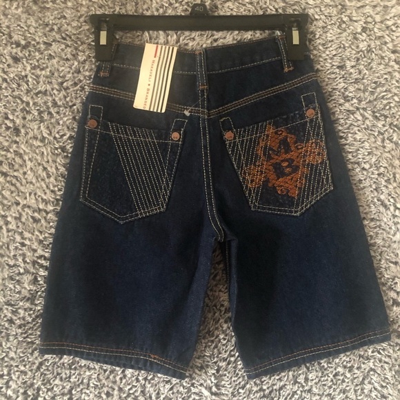 Beautiful Boys Jeans Short With embroidery New With Tag Size 7 - Picture 5 of 6